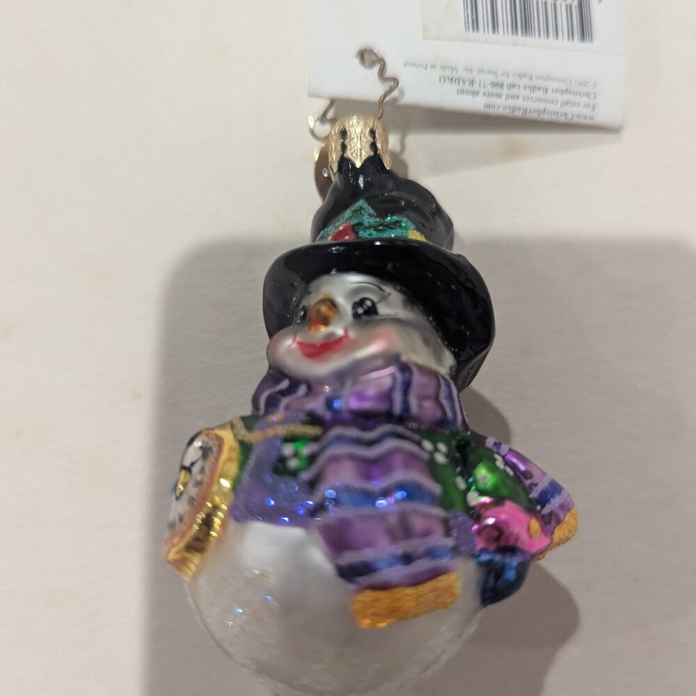 Christopher Radko Arctic Time Gem Ornament